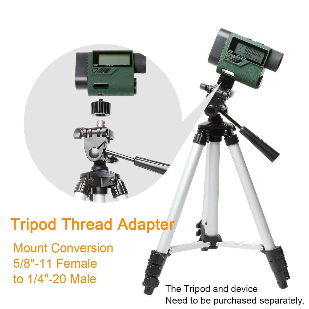 HUEPAR Thread Adapter 5/8\"-11 Female to 1/4\"-20 Male for Tripods - Spare Parts - Spare Parts
